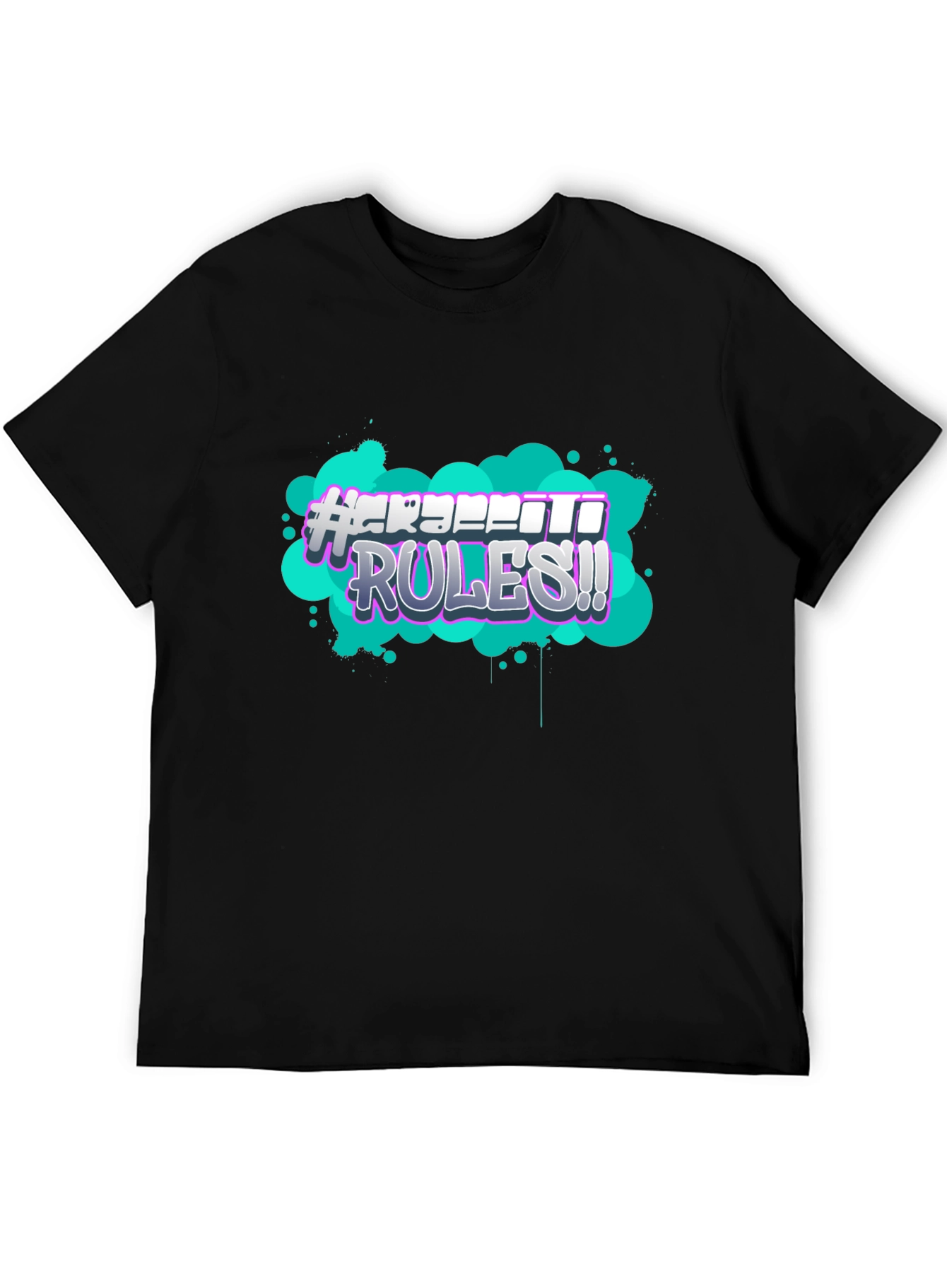 Graffiti Rules Graphic T-Shirt