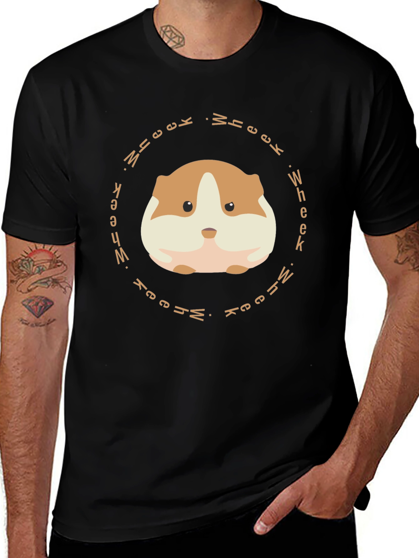 Guinea Pig Wheek T-Shirt - Cute Pet Lover Tee