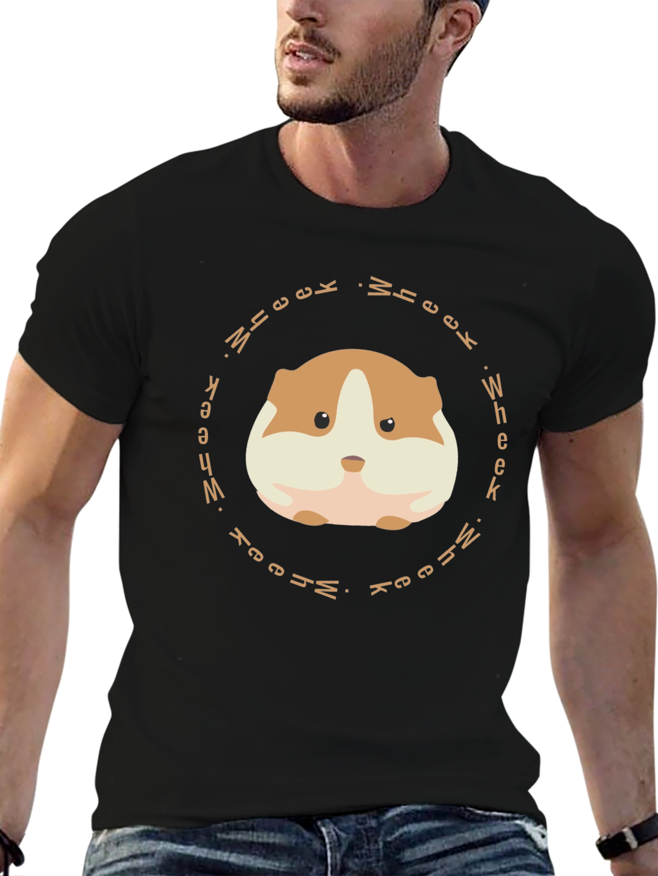 Guinea Pig Wheek T-Shirt - Cute Pet Lover Tee