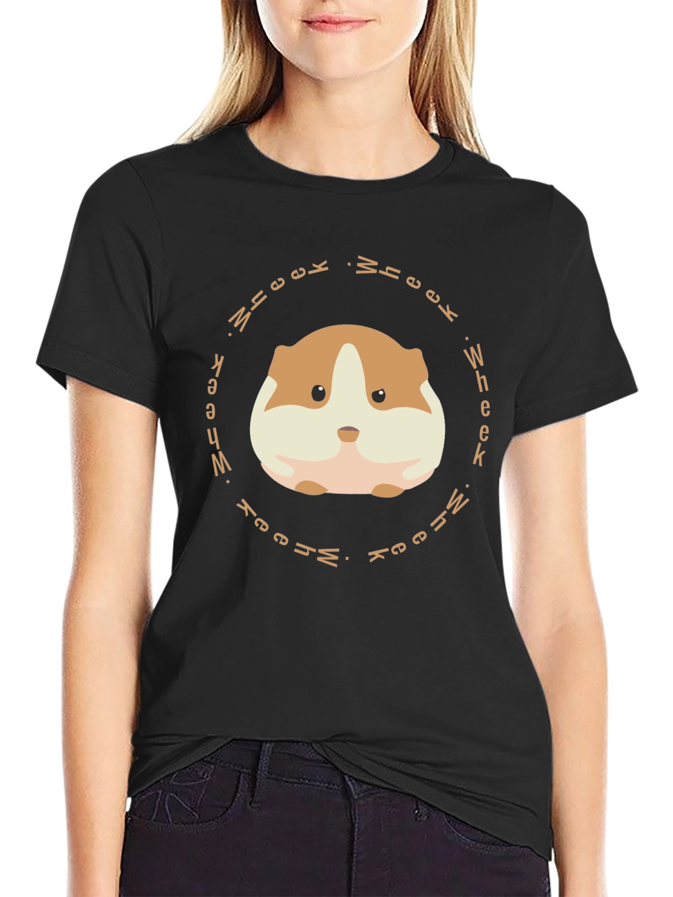 Guinea Pig Wheek T-Shirt - Cute Pet Lover Tee