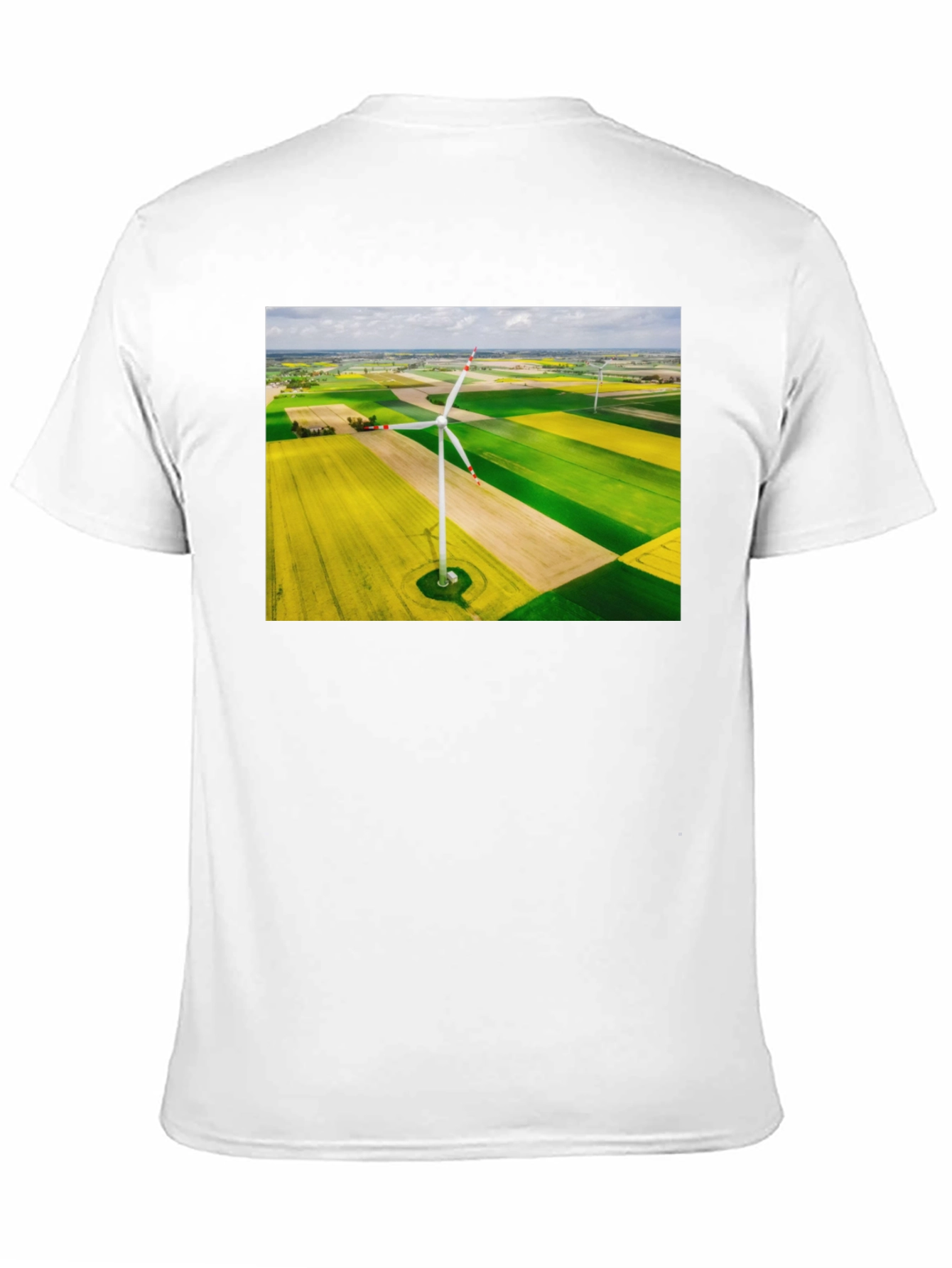 Wind Turbine Field Graphic Tee - Black
