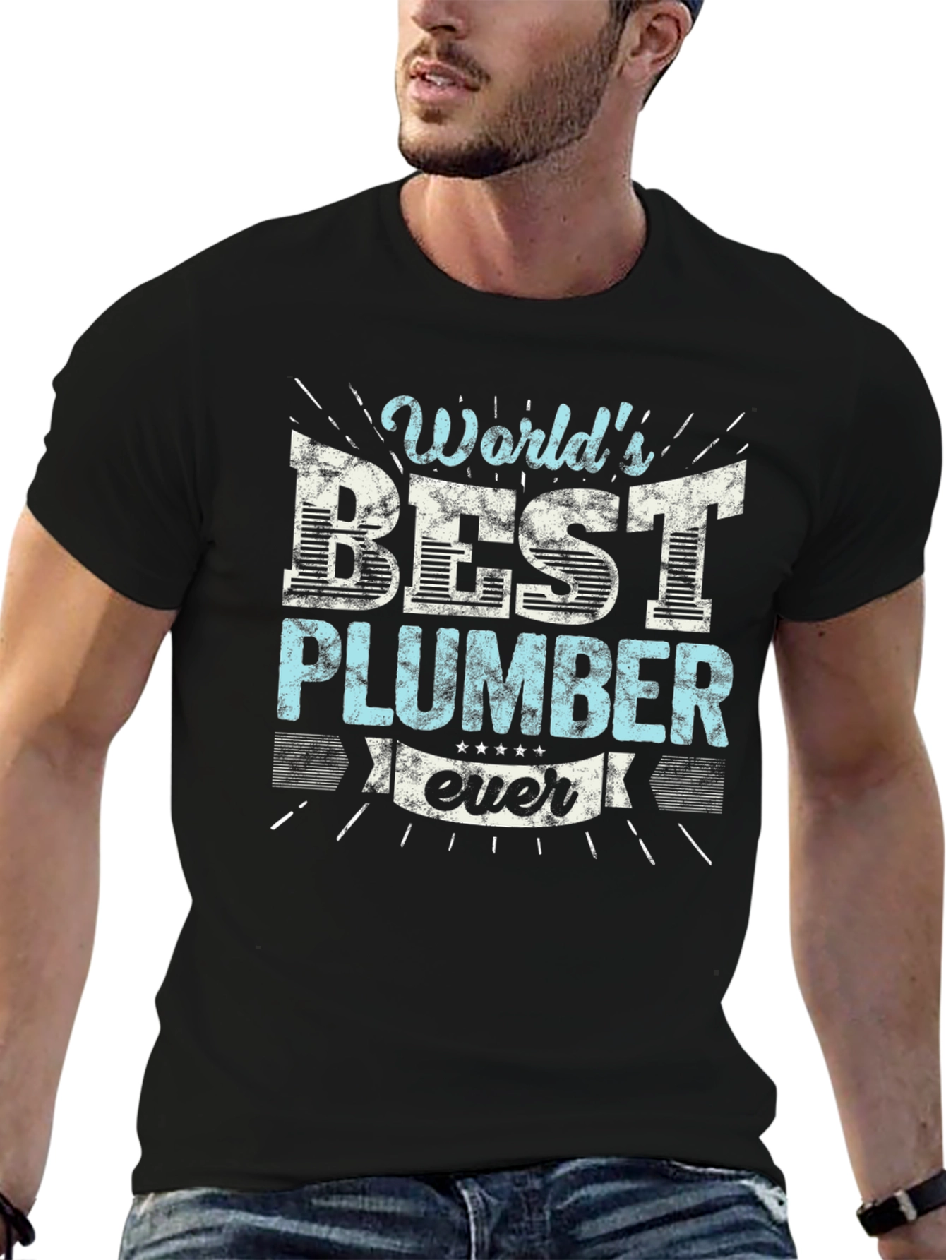 Worlds Best Plumber T-Shirt Funny Gift