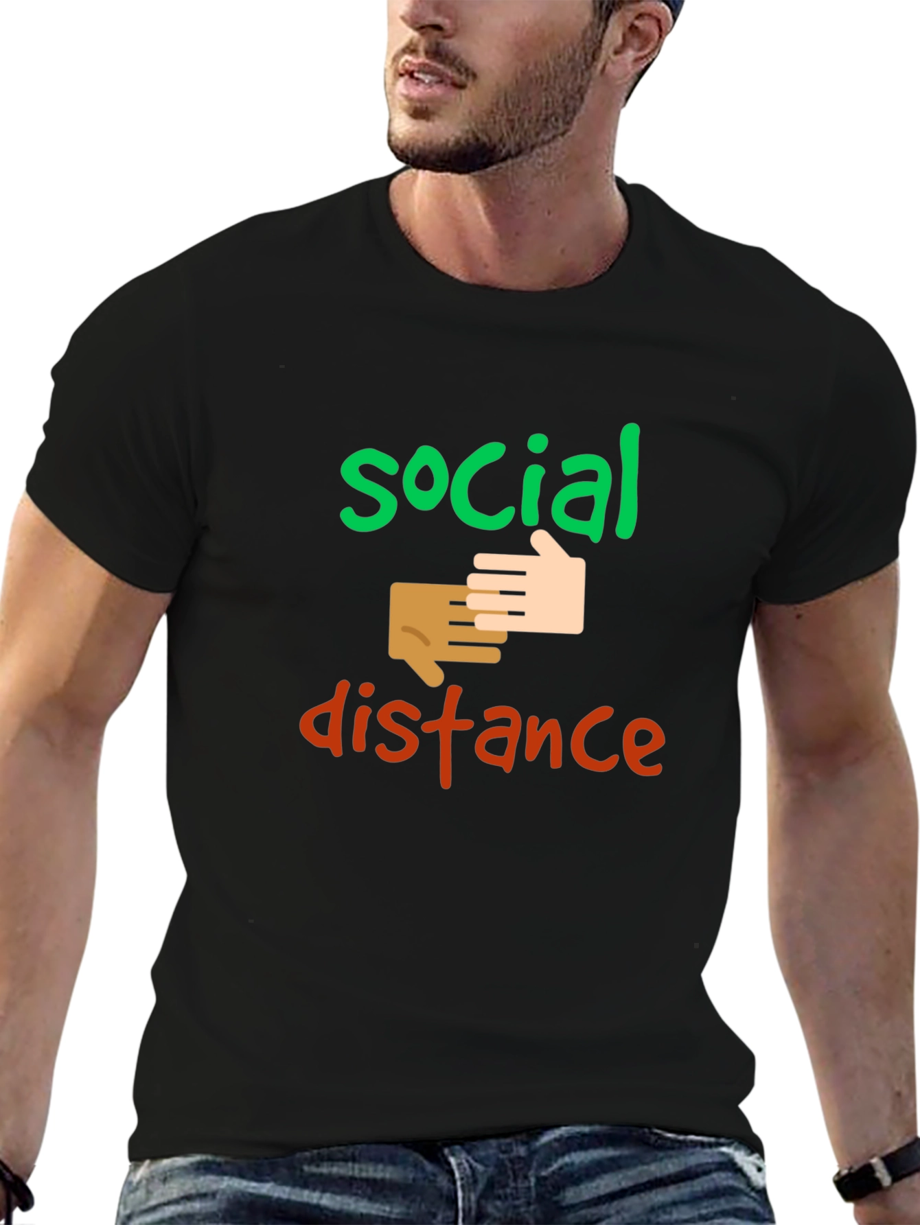 Social Distance Graphic Tee - Unisex