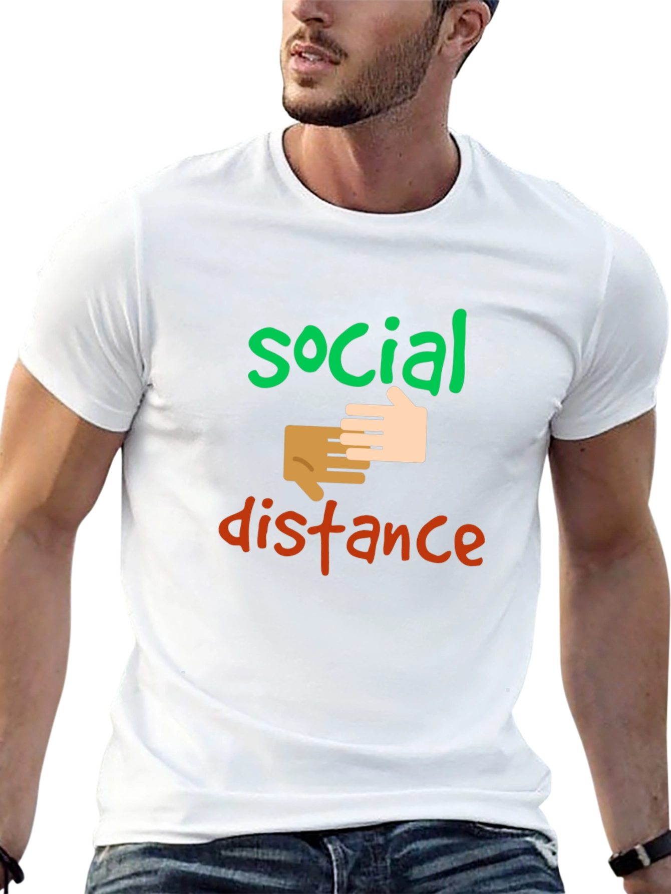 Social Distance Graphic Tee - Unisex