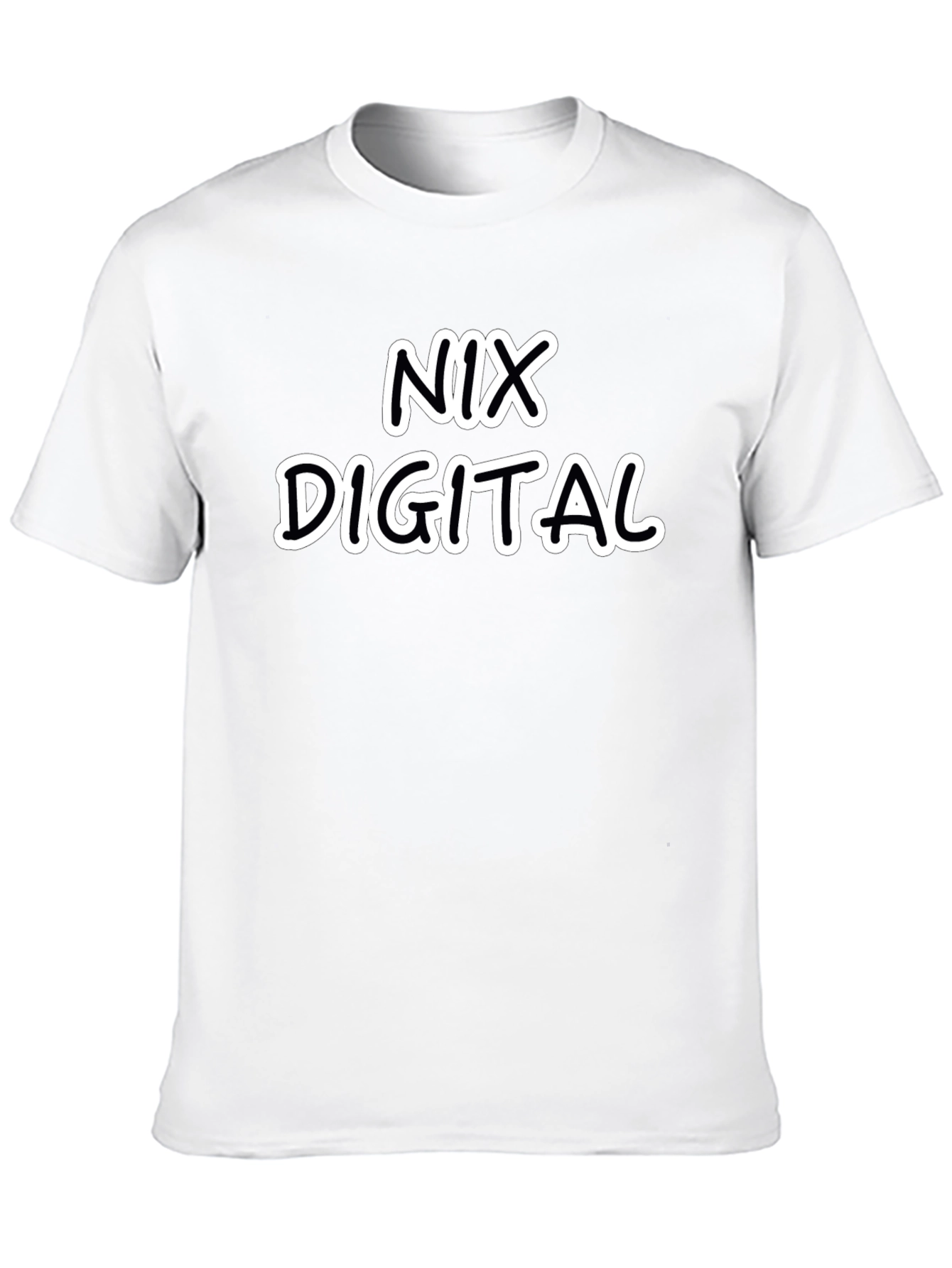 NIX DIGITAL Graphic Tee - Stylish Black T-Shirt