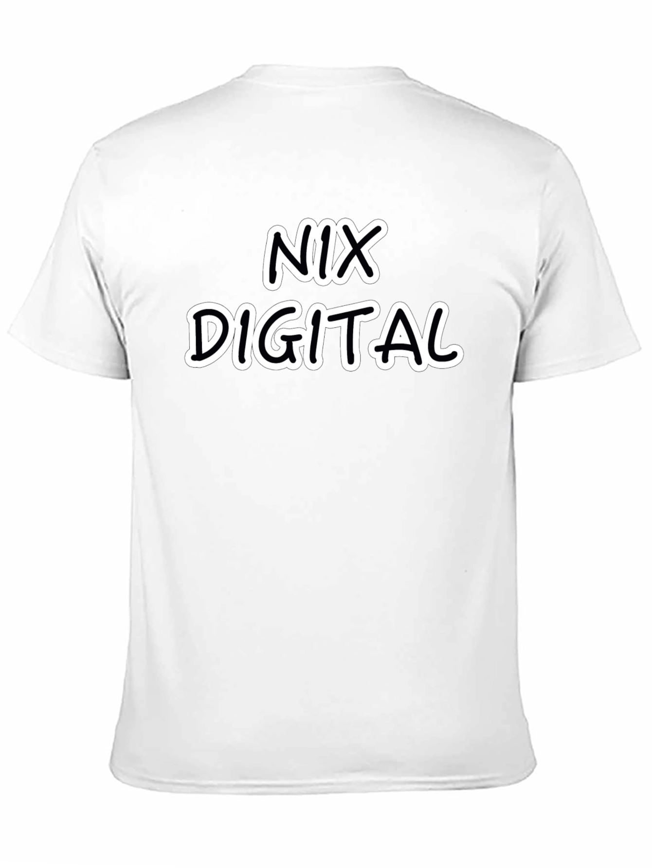 NIX DIGITAL Graphic Tee - Stylish Black T-Shirt