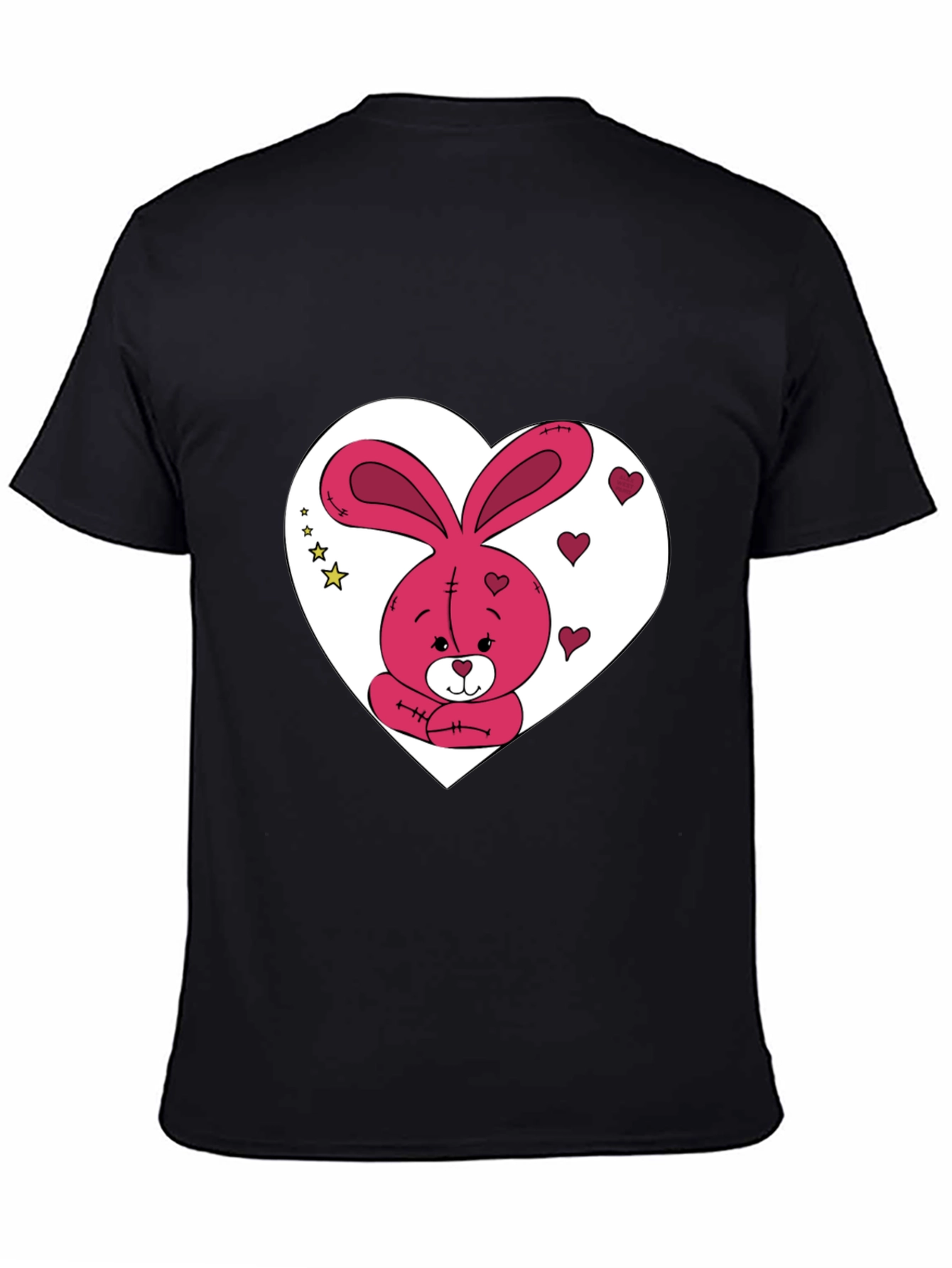 Bunny Heart Graphic Tee - Valentines Day Gift
