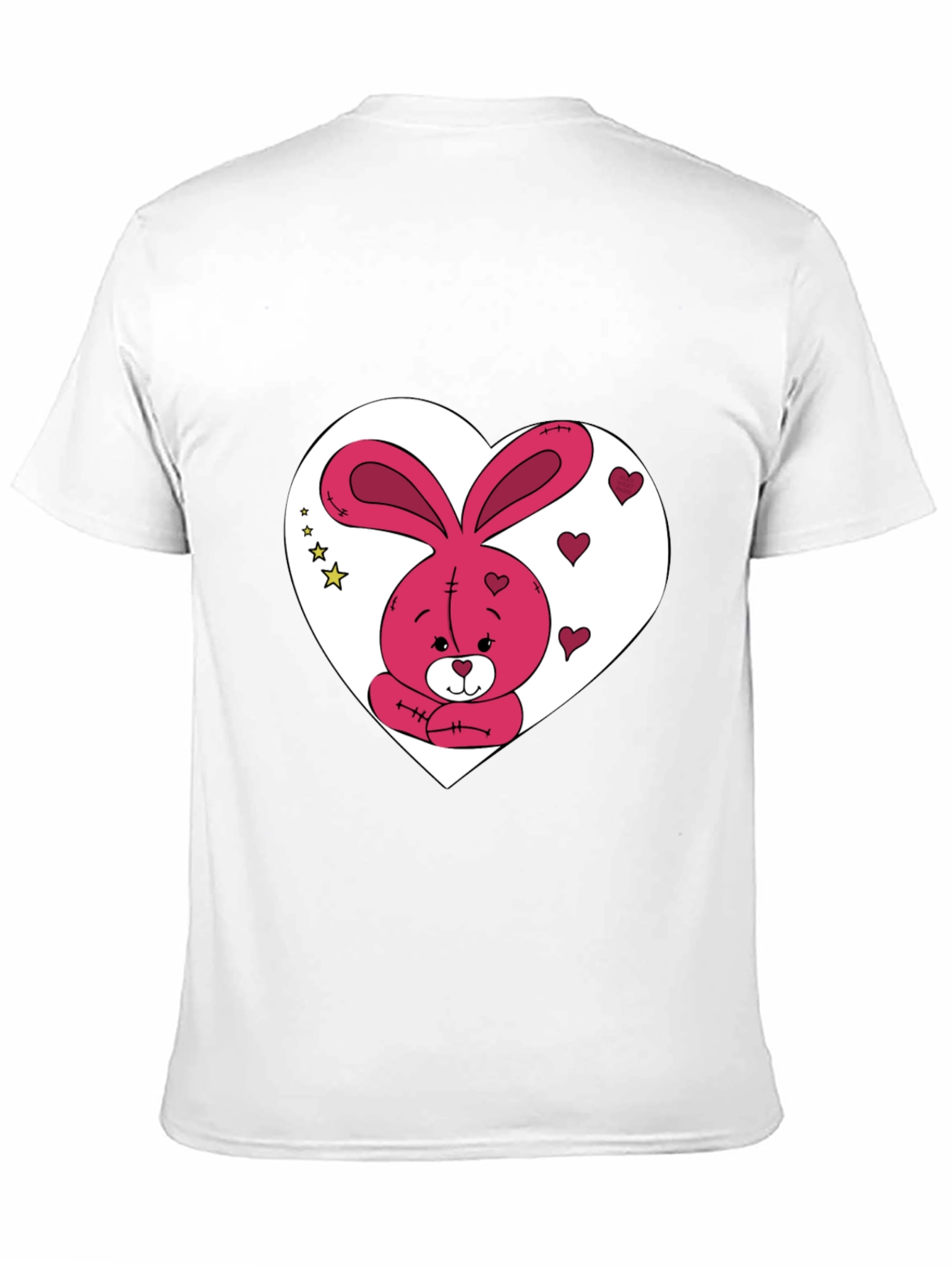 Bunny Heart Graphic Tee - Valentines Day Gift