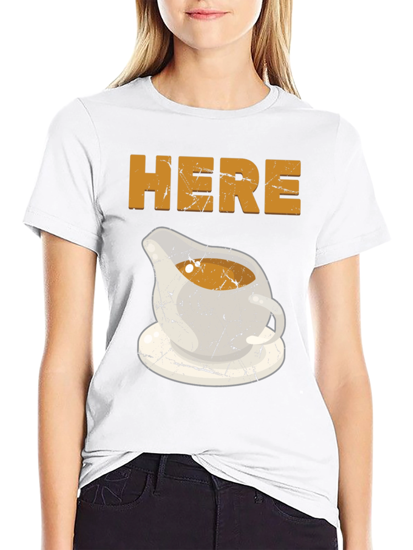 Here For The Gravy Thanksgiving T-Shirt