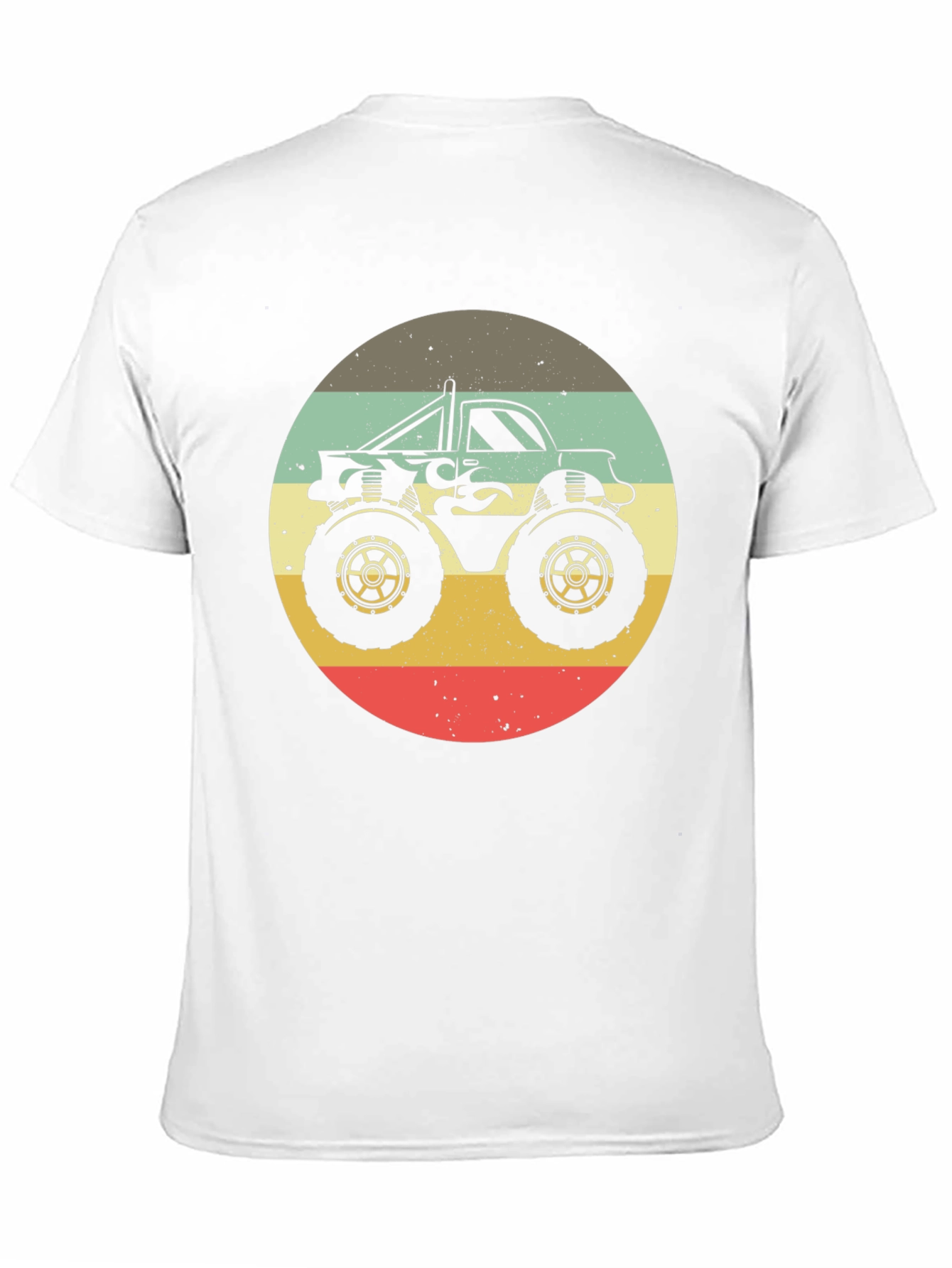 Retro Monster Truck Graphic Tee - Black