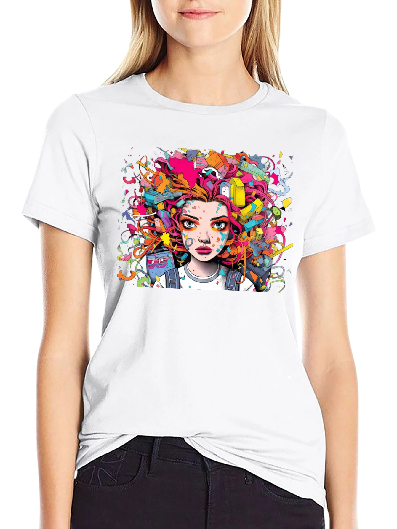 Vibrant Graffiti Art T-Shirt