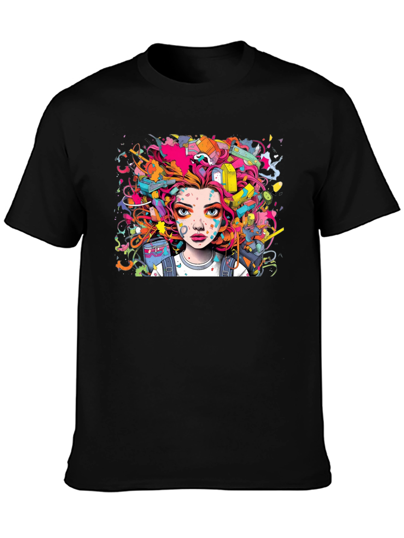 Vibrant Graffiti Art T-Shirt