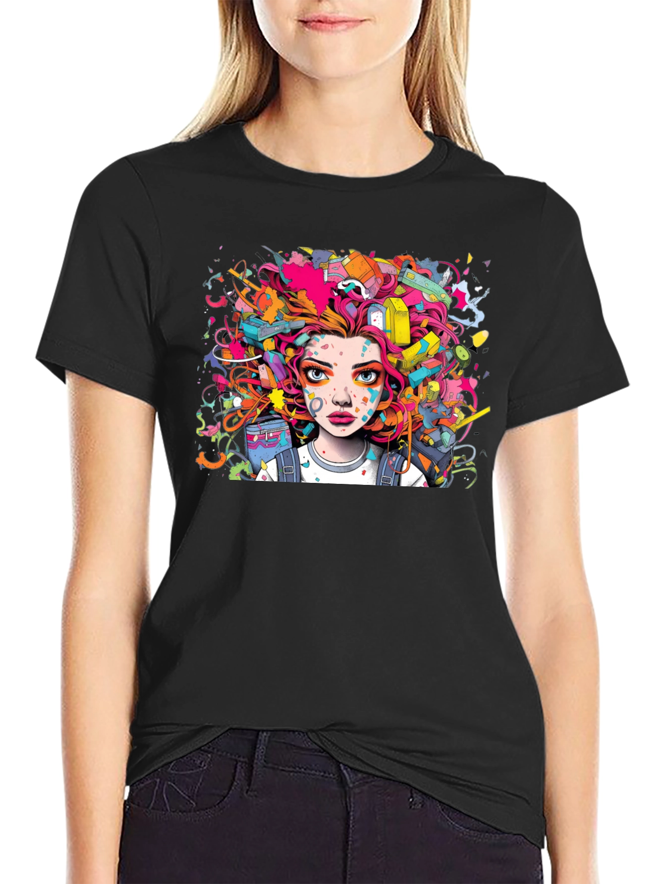 Vibrant Graffiti Art T-Shirt