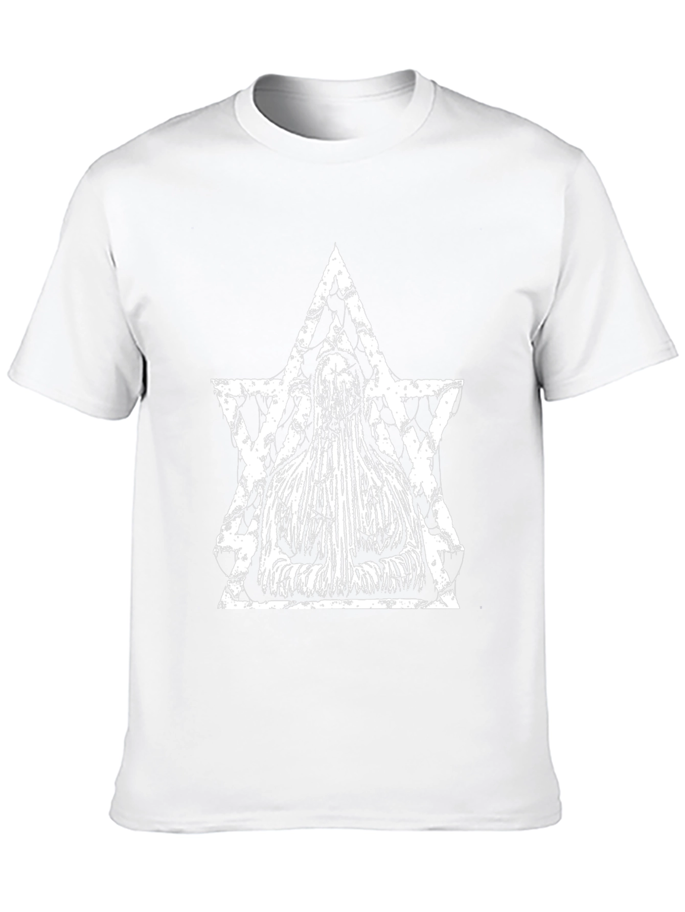 Mystic Star Graphic Tee - Black Cotton T-Shirt