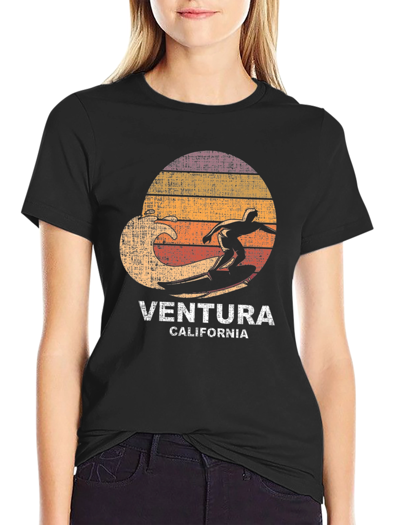 Ventura California Surfer Graphic T-Shirt