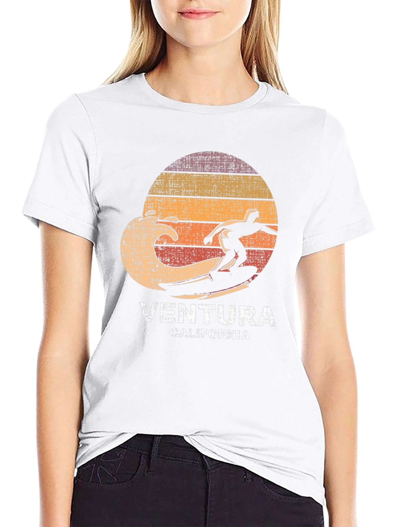 Ventura California Surfer Graphic T-Shirt