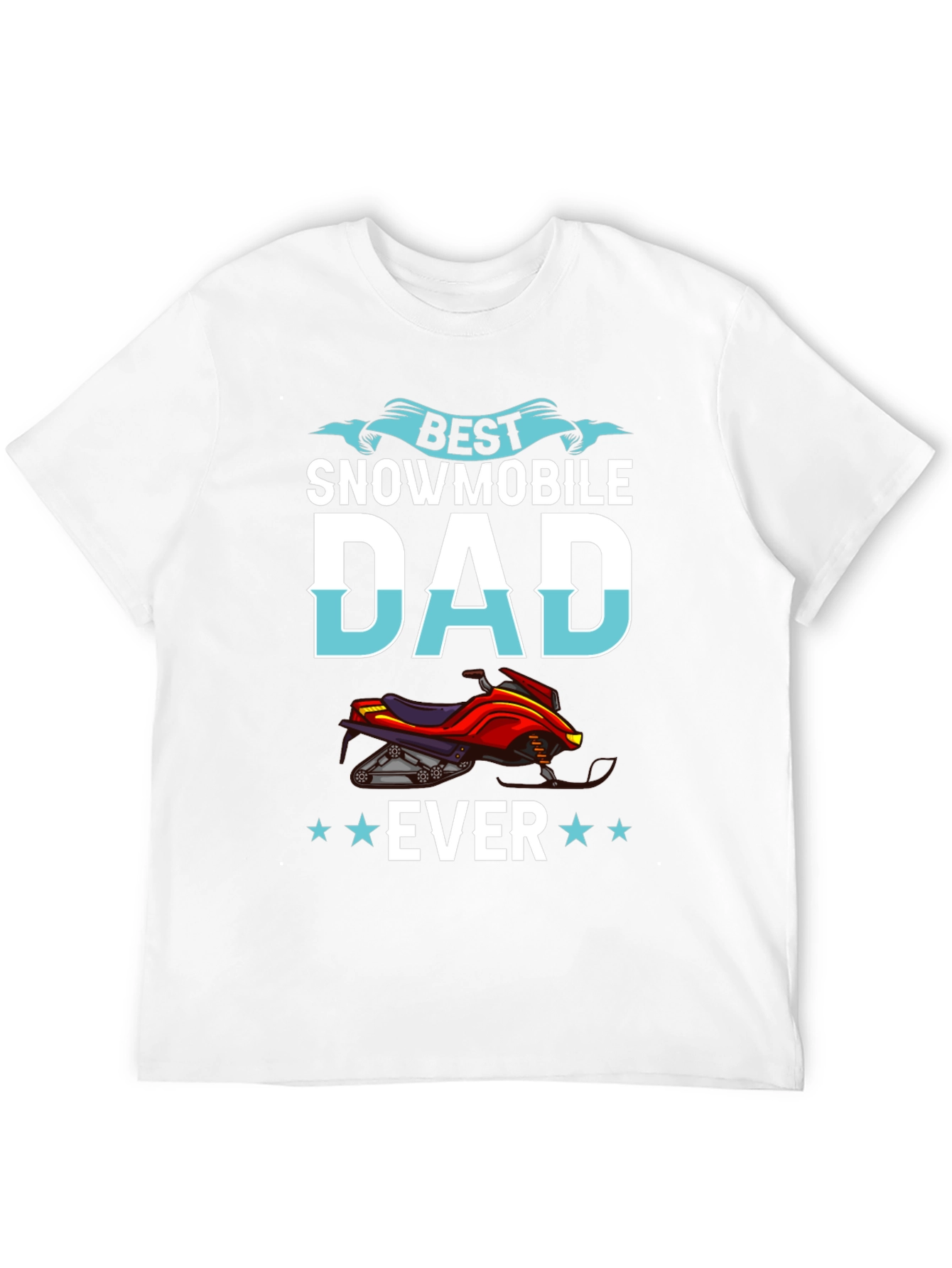 Best Snowmobile Dad Ever T-Shirt - Unique Gift