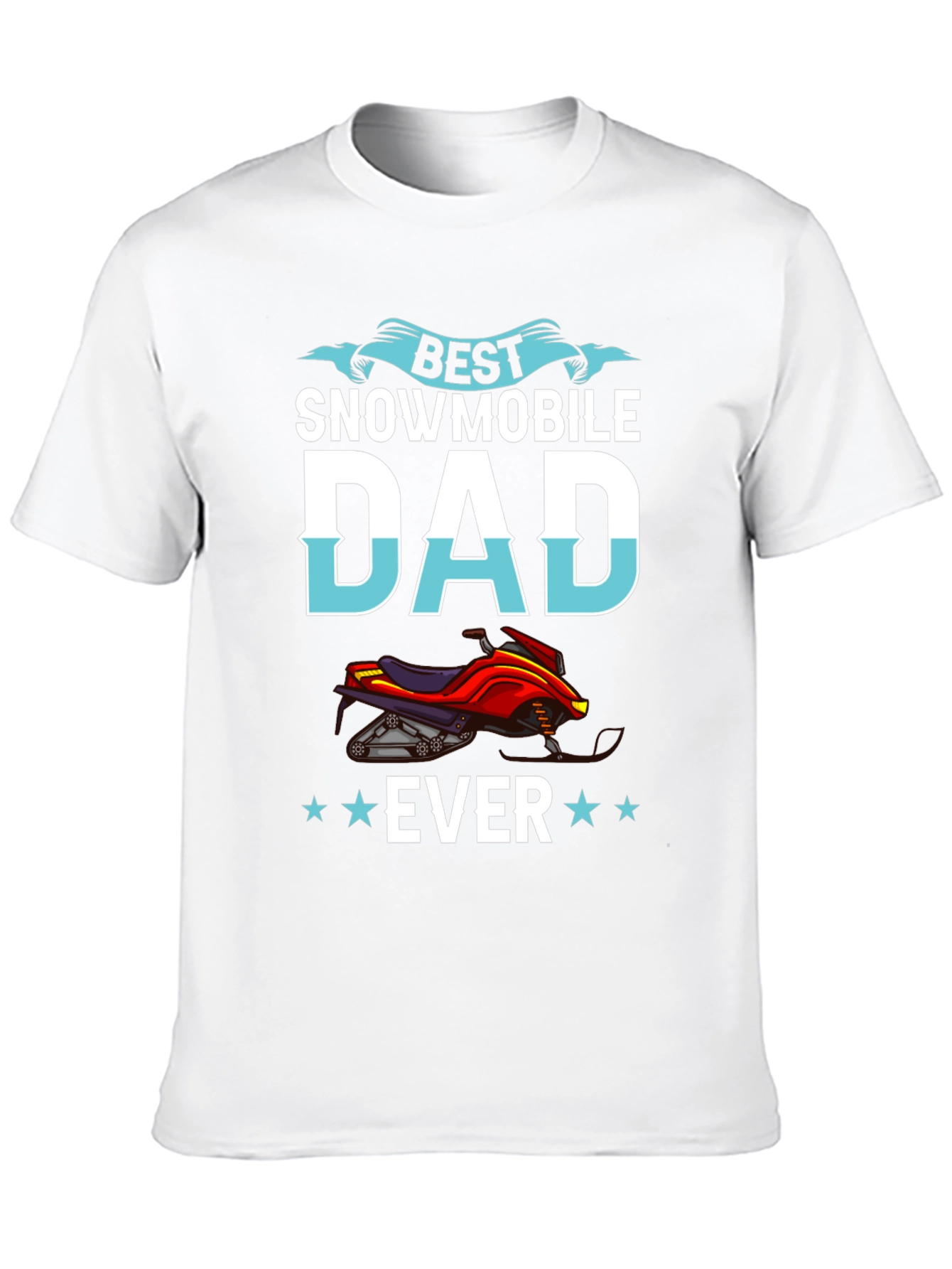 Best Snowmobile Dad Ever T-Shirt - Unique Gift