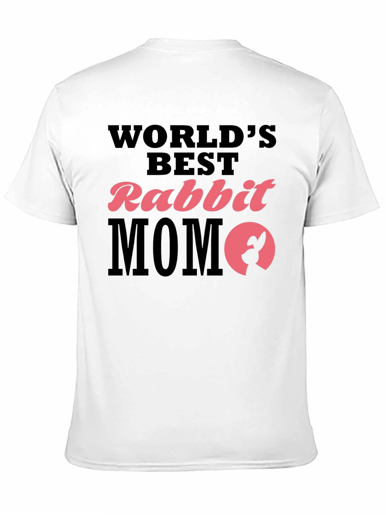 Worlds Best Rabbit Mom T-Shirt Cute Bunny Tee