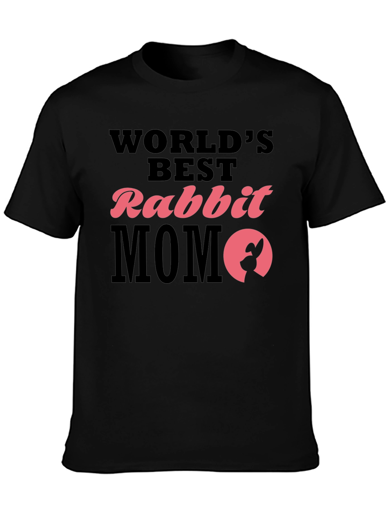 Worlds Best Rabbit Mom T-Shirt Cute Bunny Tee