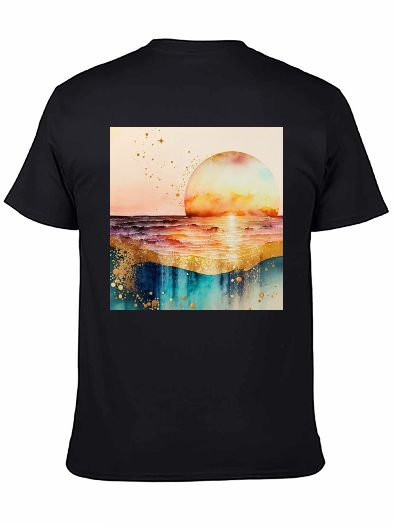 Sunset Wave Graphic Tee - Stylish and Comfortable