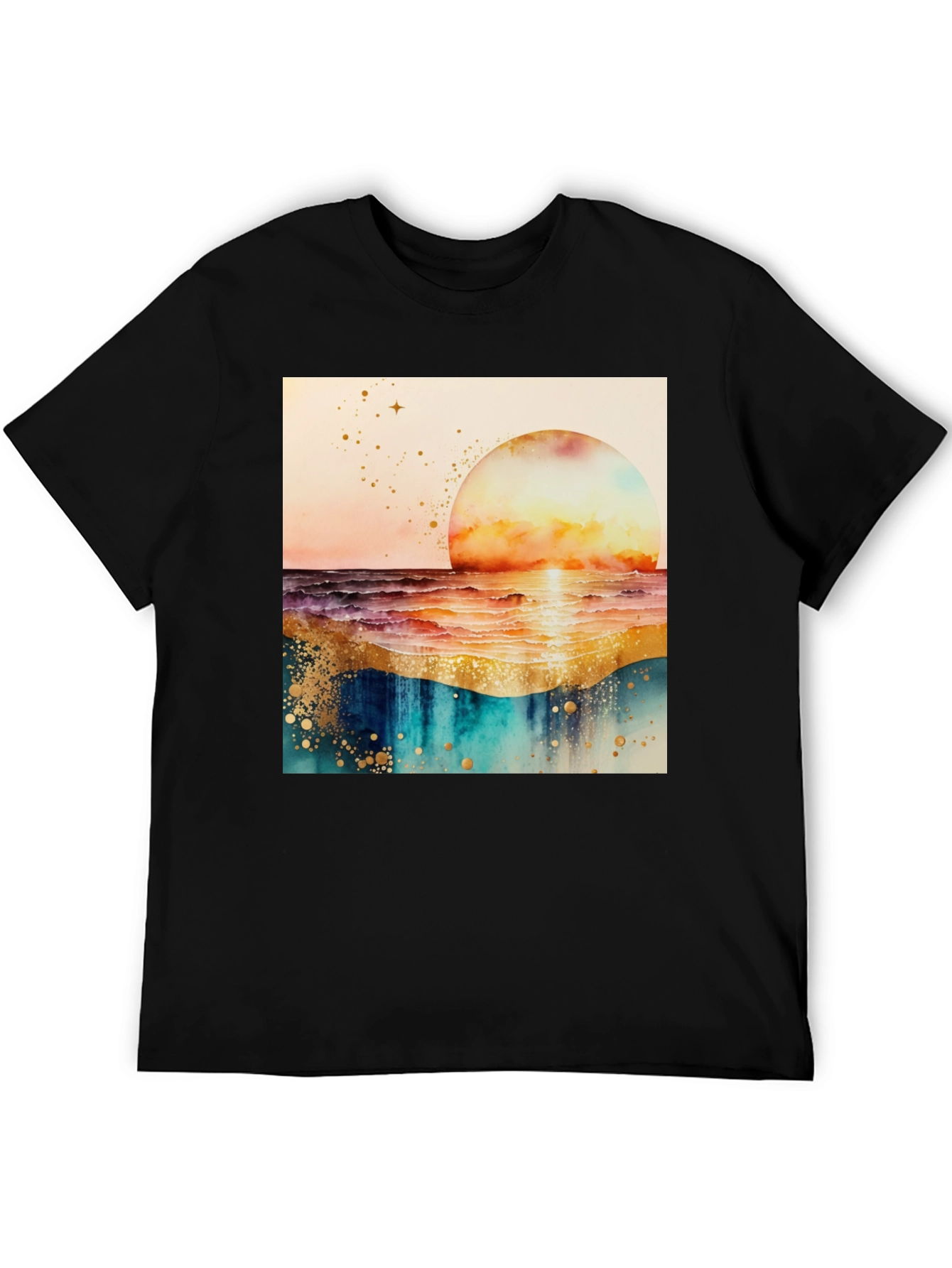 Sunset Wave Graphic Tee - Stylish and Comfortable