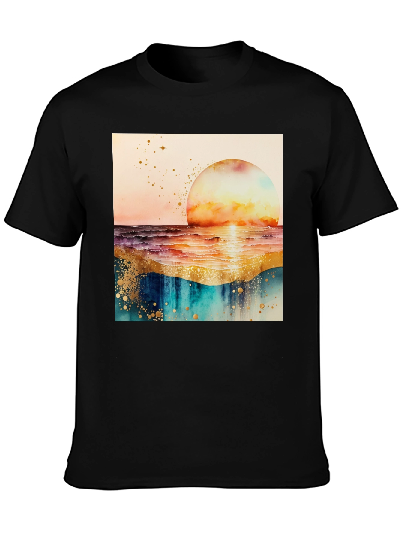 Sunset Wave Graphic Tee - Stylish and Comfortable