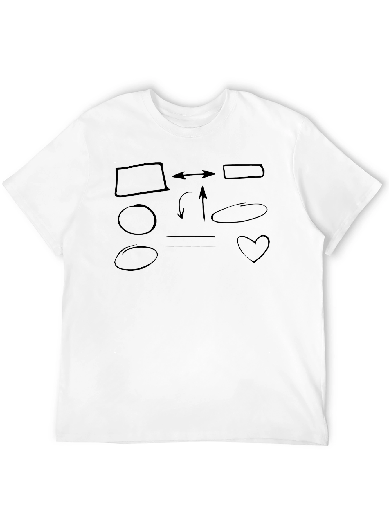 Diagram Mens Black T-Shirt