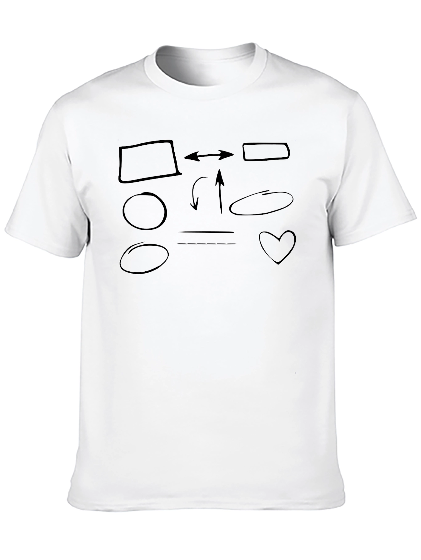 Diagram Mens Black T-Shirt