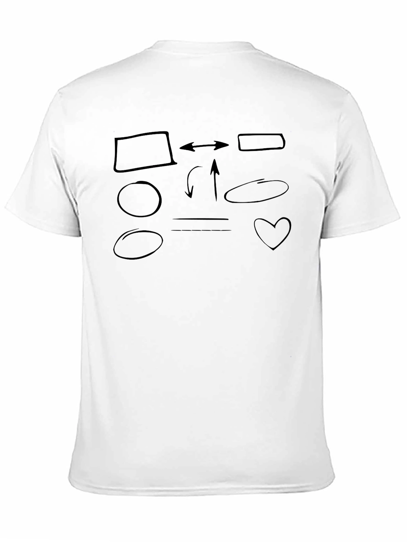 Diagram Mens Black T-Shirt