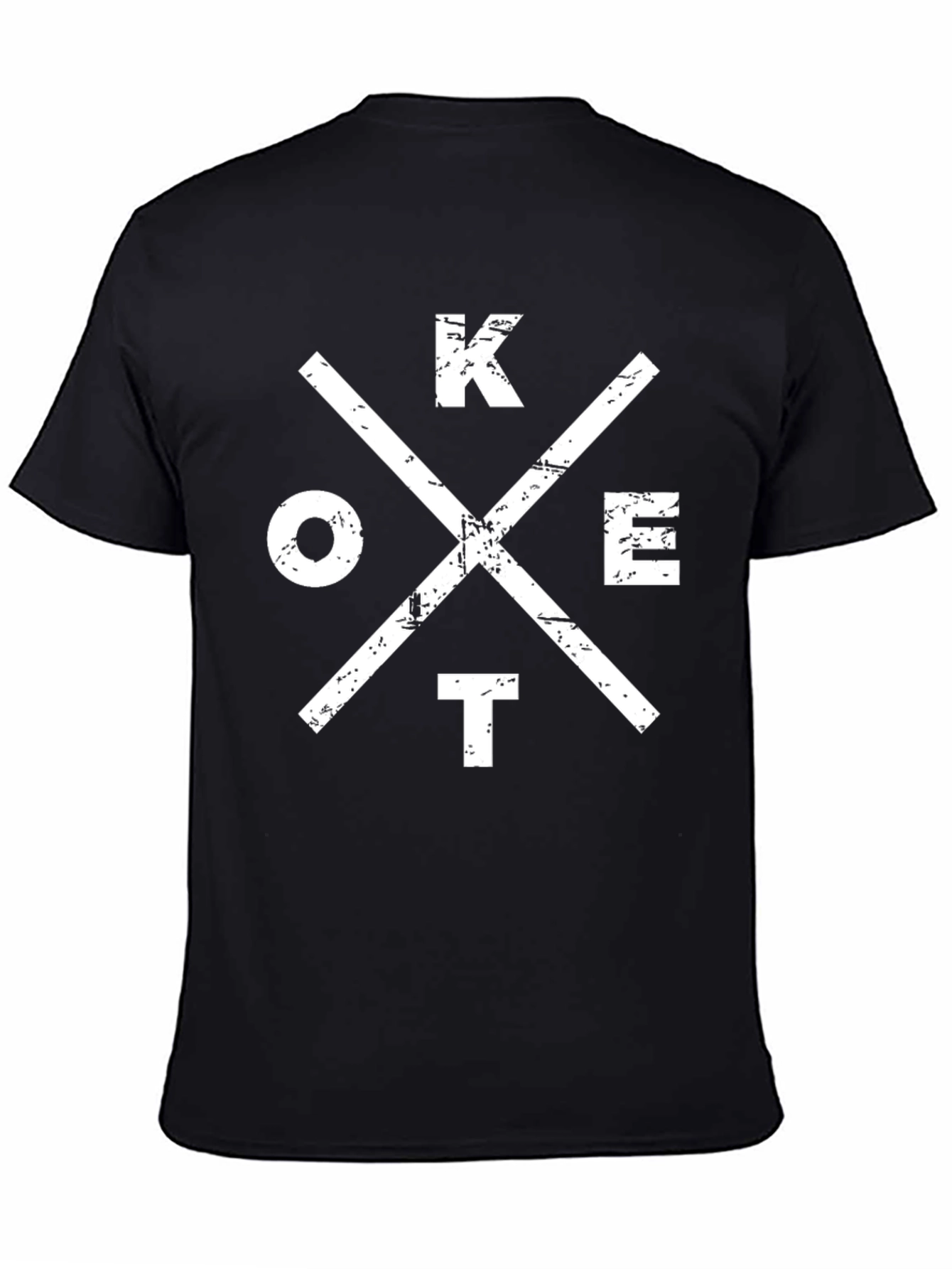 OKET Graphic T-Shirt - Distressed Print