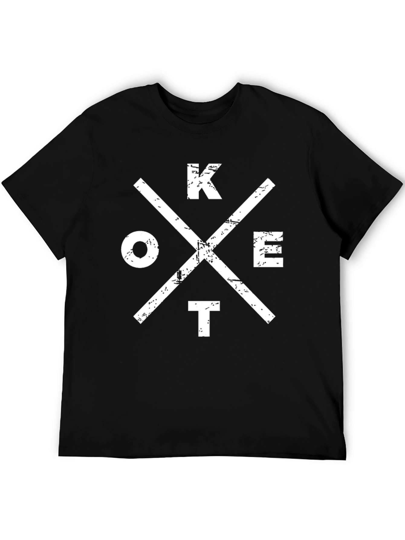 OKET Graphic T-Shirt - Distressed Print