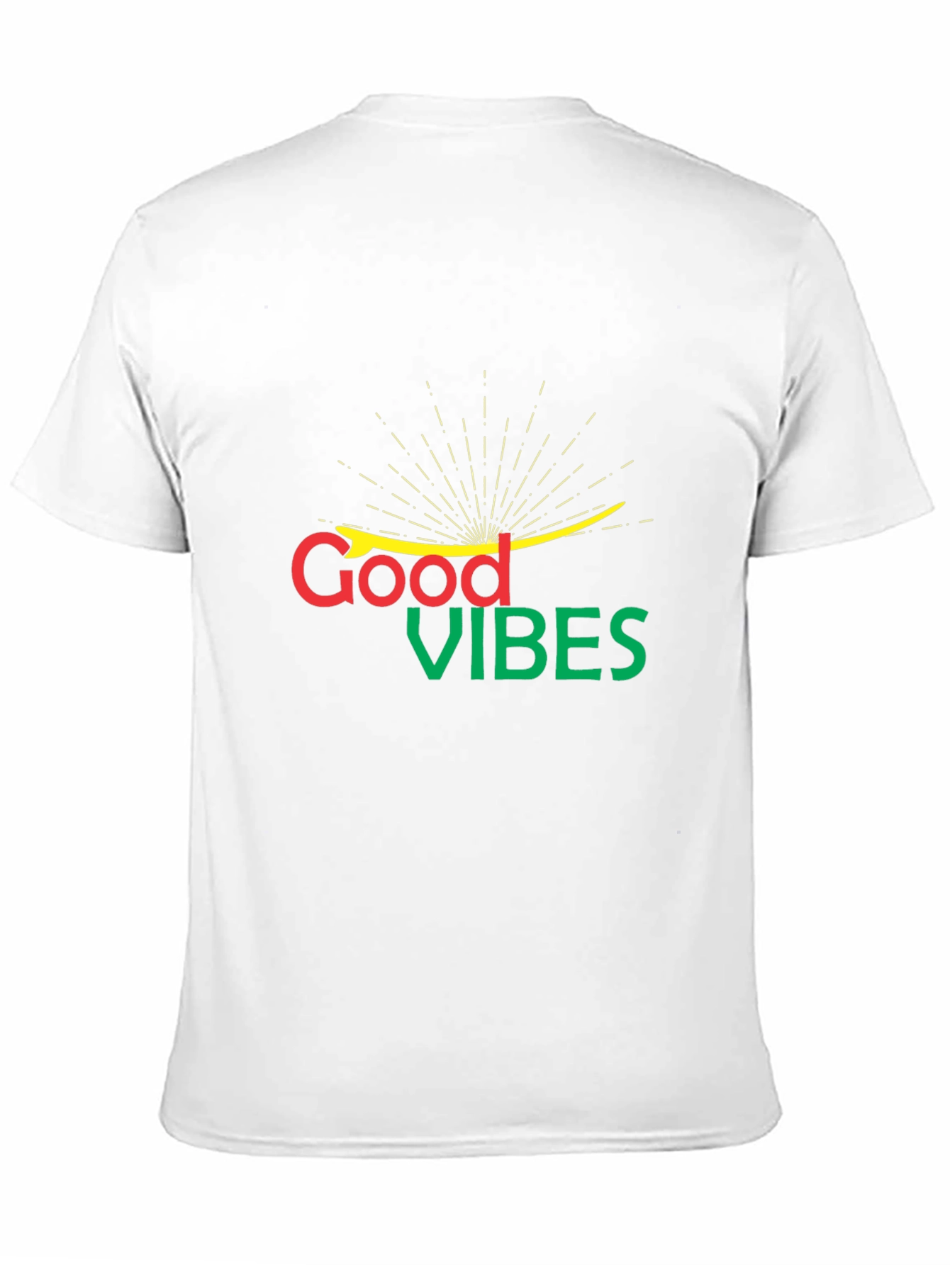 Good Vibes Graphic Black T-Shirt