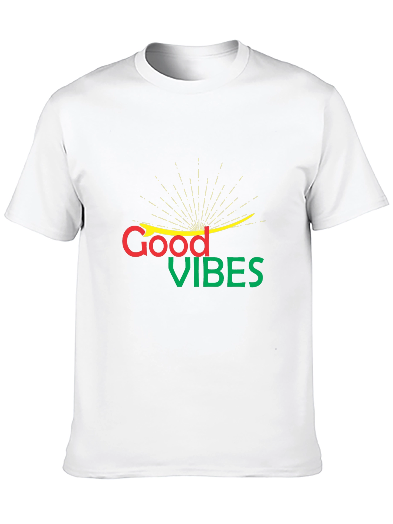 Good Vibes Graphic Black T-Shirt