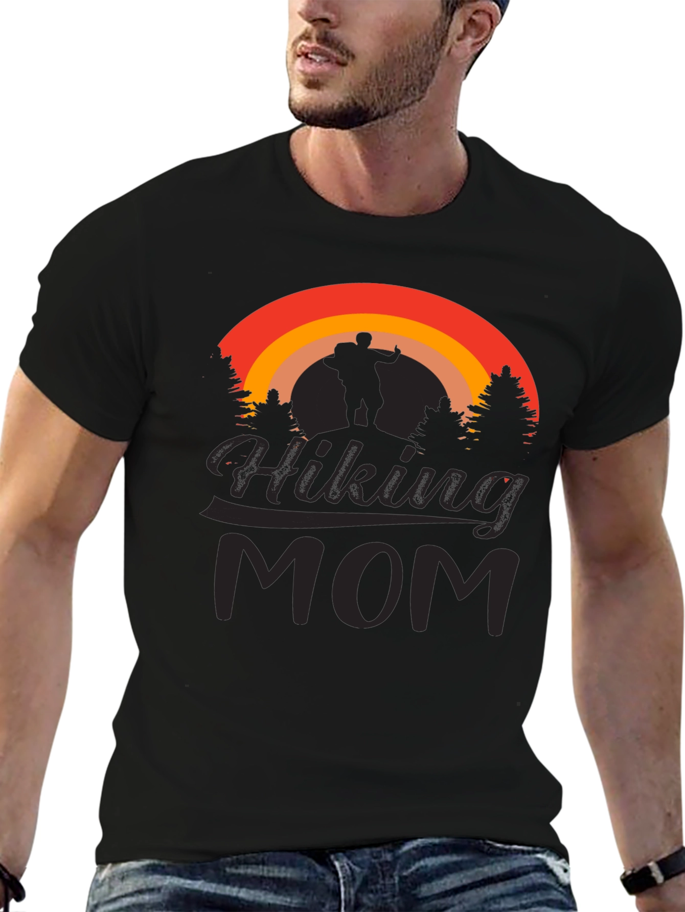 Hiking Mom Graphic T-Shirt - Adventure Ready!