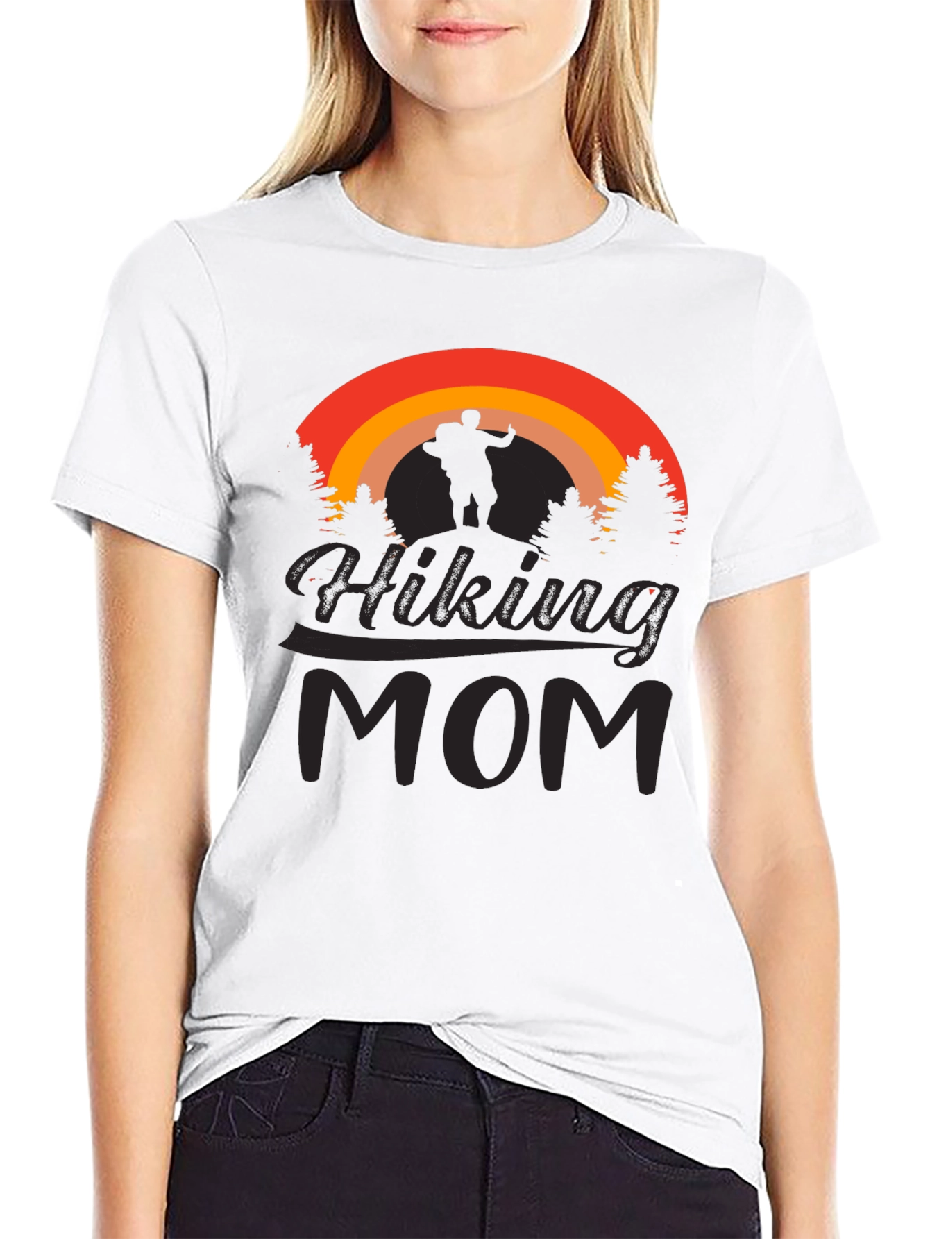 Hiking Mom Graphic T-Shirt - Adventure Ready!