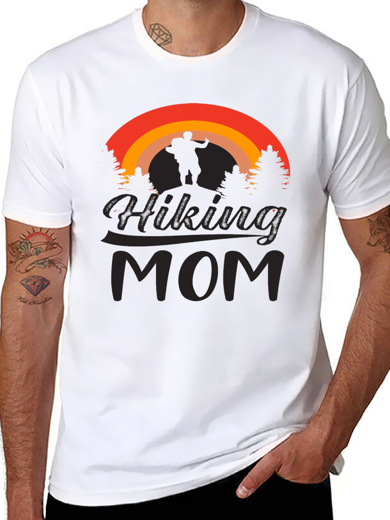 Hiking Mom Graphic T-Shirt - Adventure Ready!