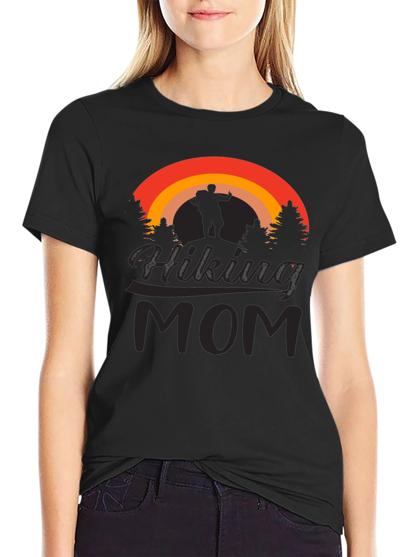 Hiking Mom Graphic T-Shirt - Adventure Ready!