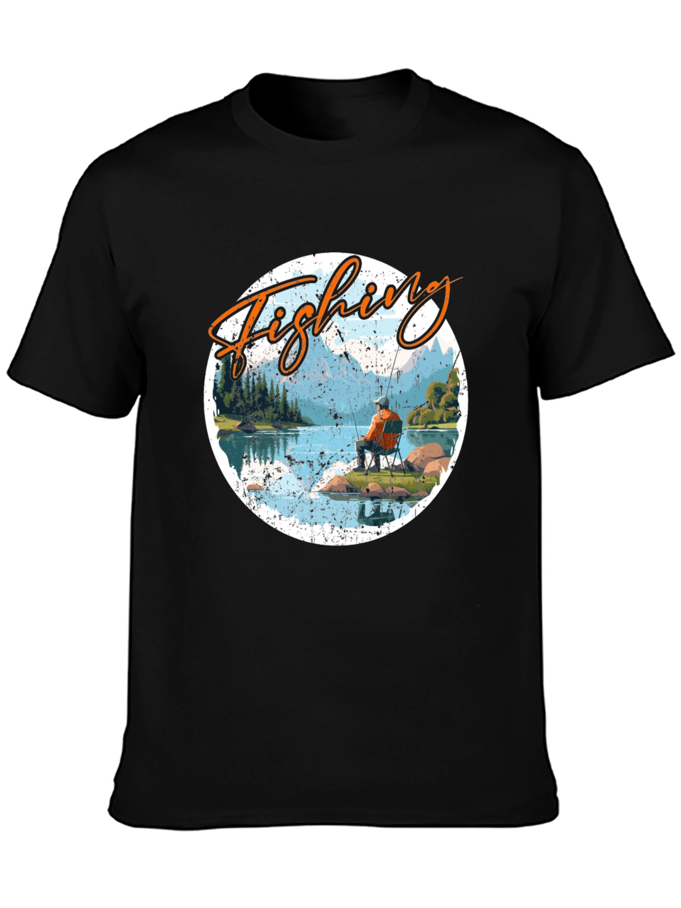 Fishing Graphic Tee - Outdoor Adventure T-Shirt
