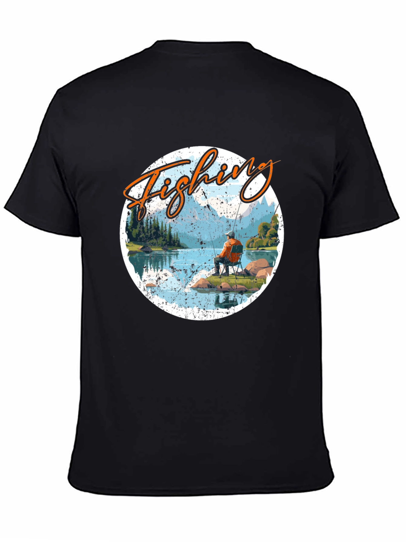 Fishing Graphic Tee - Outdoor Adventure T-Shirt