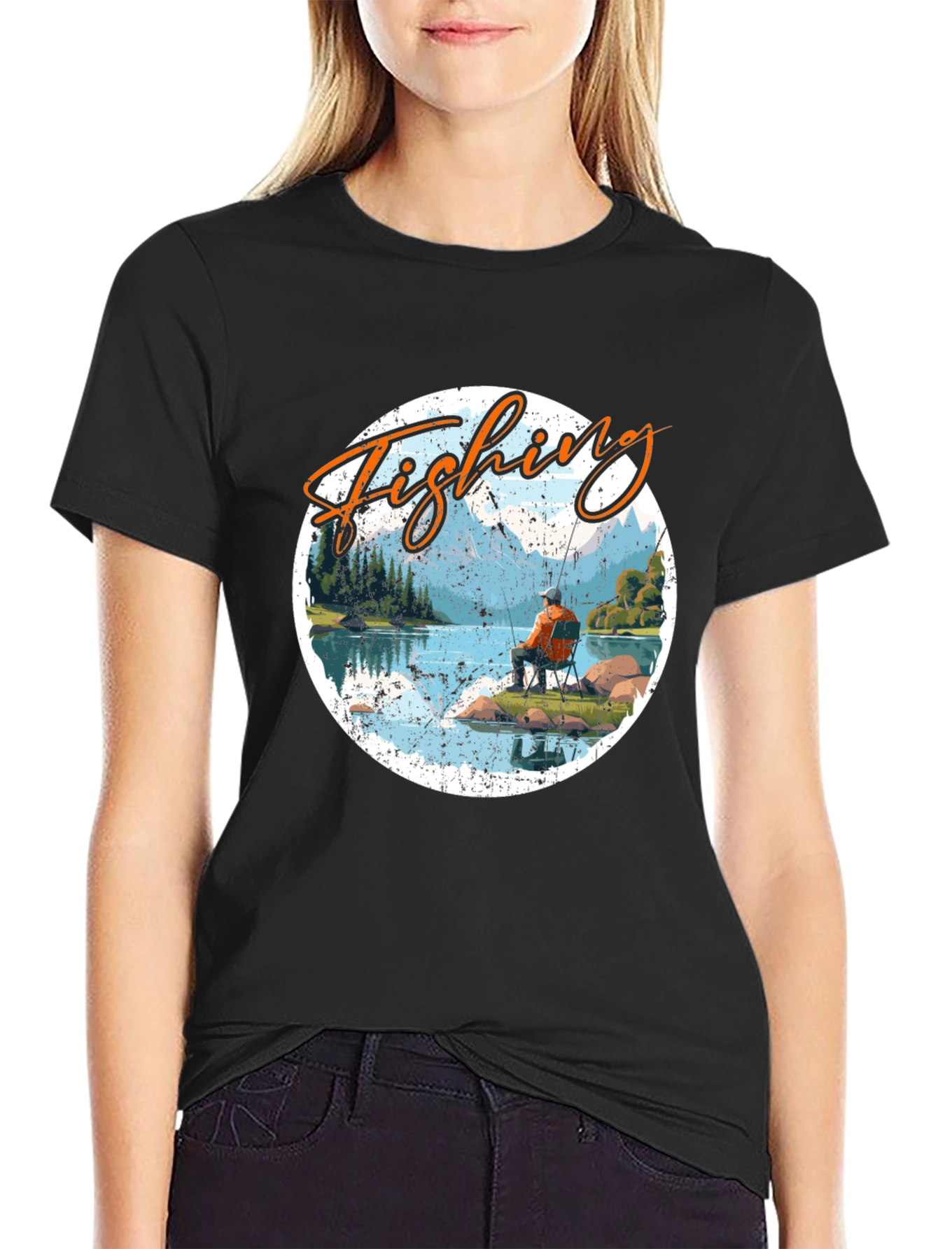 Fishing Graphic Tee - Outdoor Adventure T-Shirt
