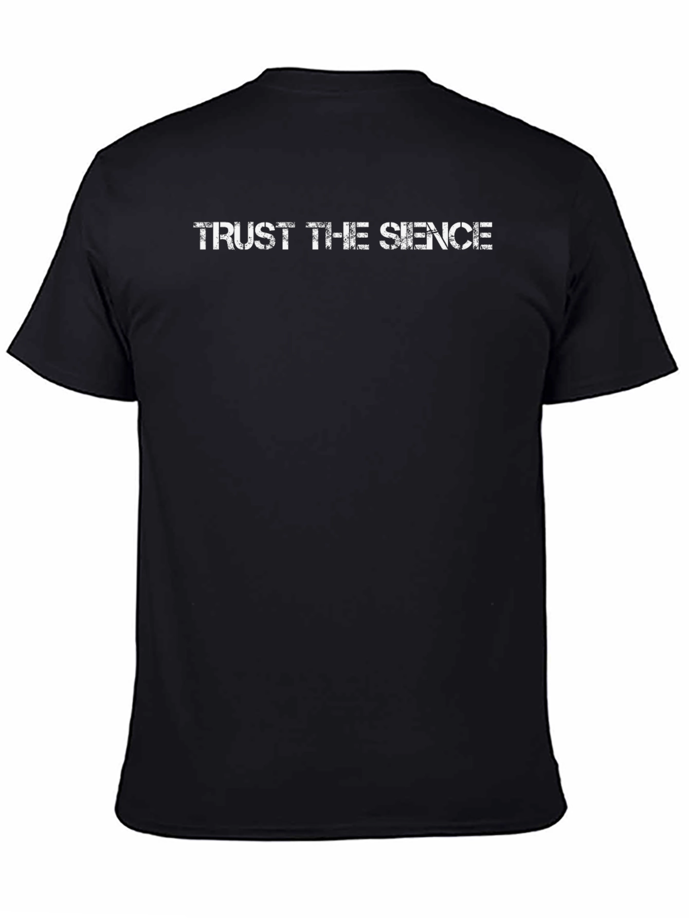 Trust The Silence Graphic Tee - Black