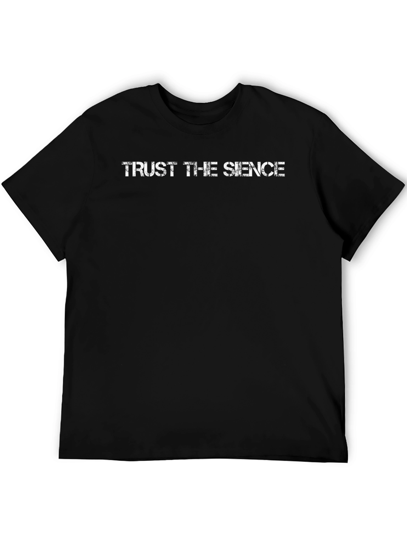 Trust The Silence Graphic Tee - Black