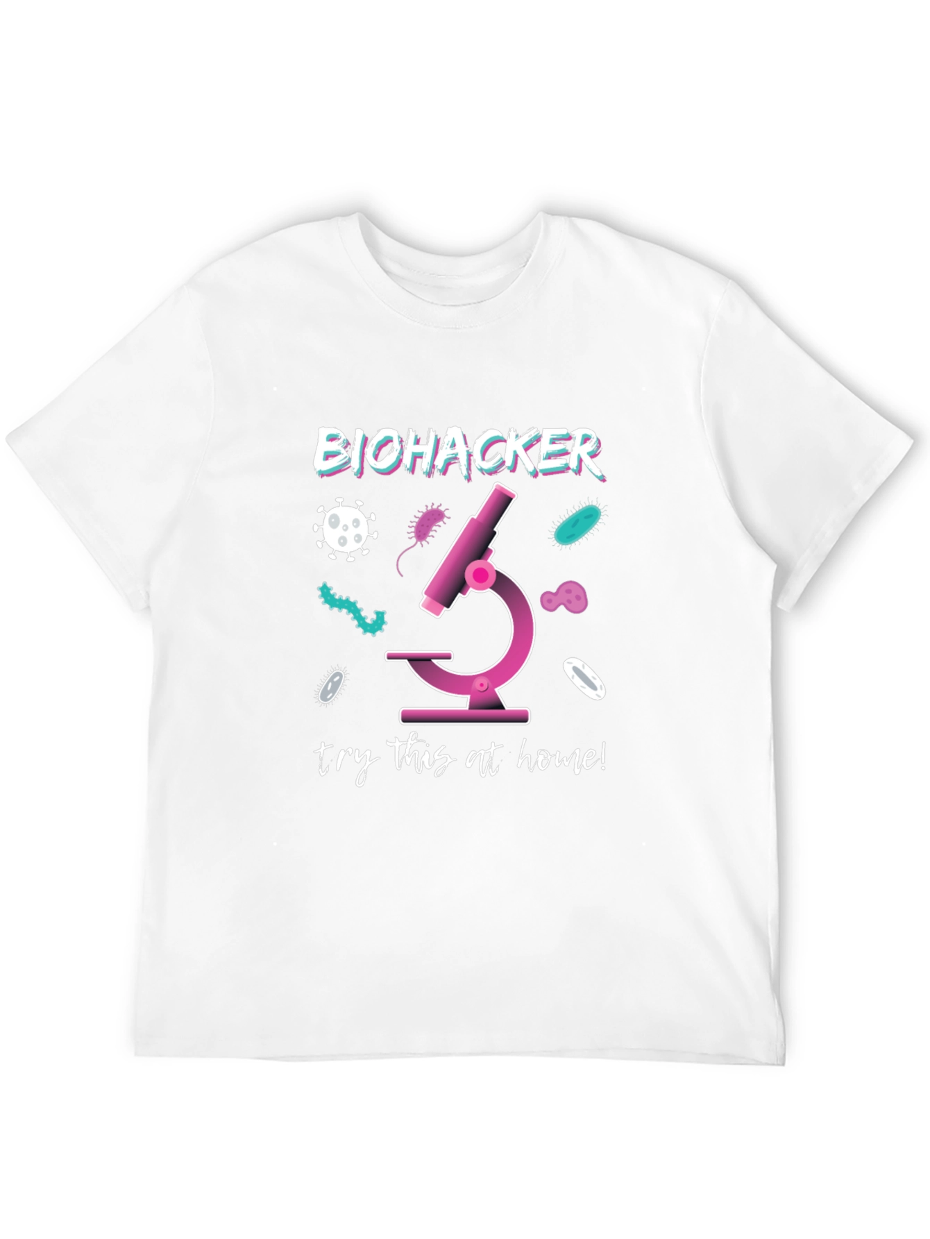 Biohacker Microscope T-Shirt - Try This at Home!