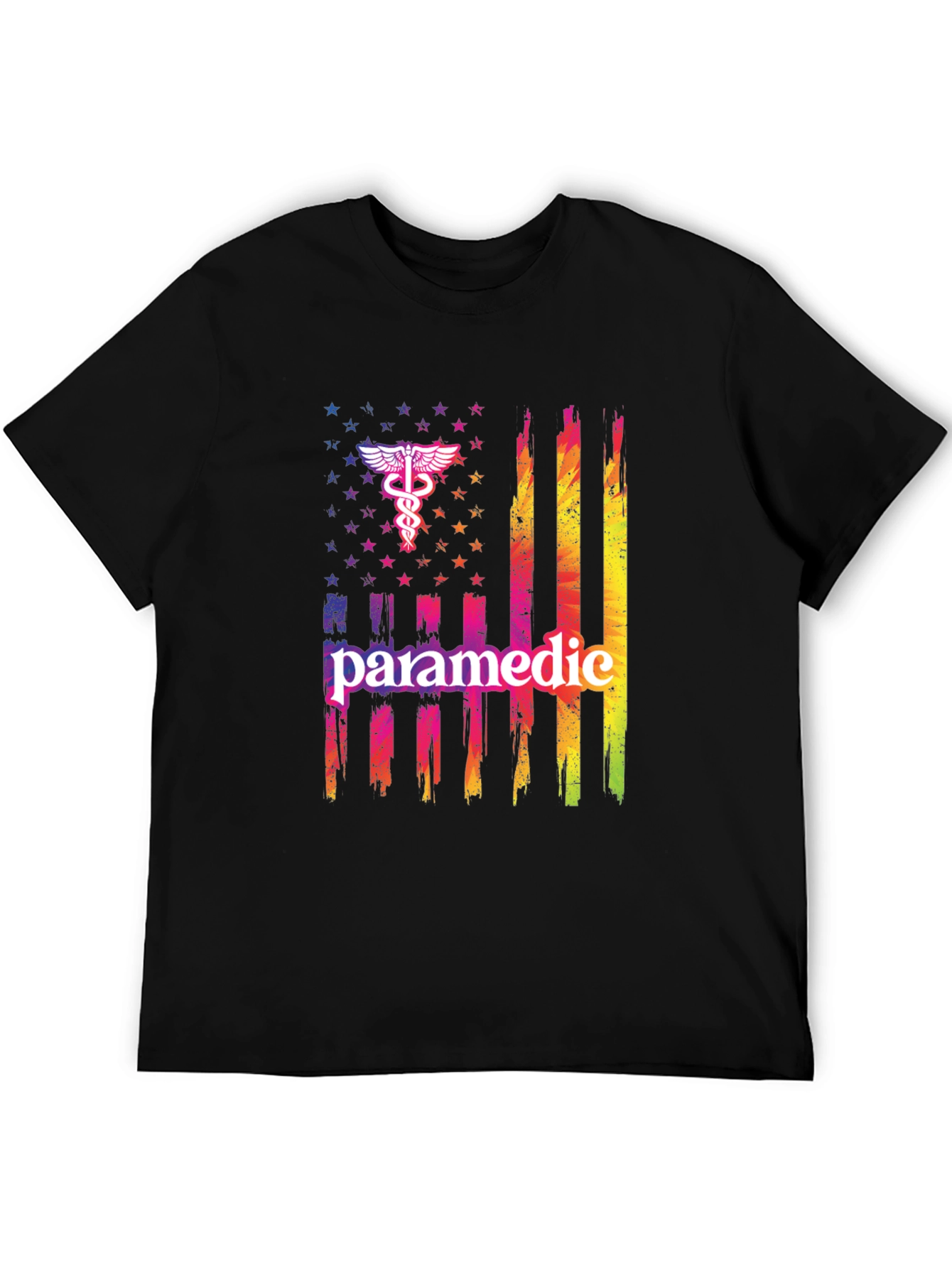 Paramedic American Flag T-Shirt