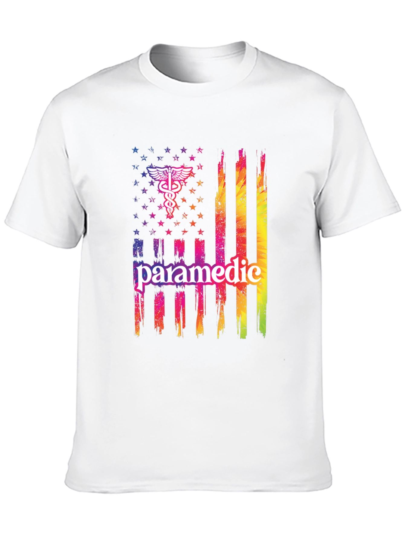 Paramedic American Flag T-Shirt