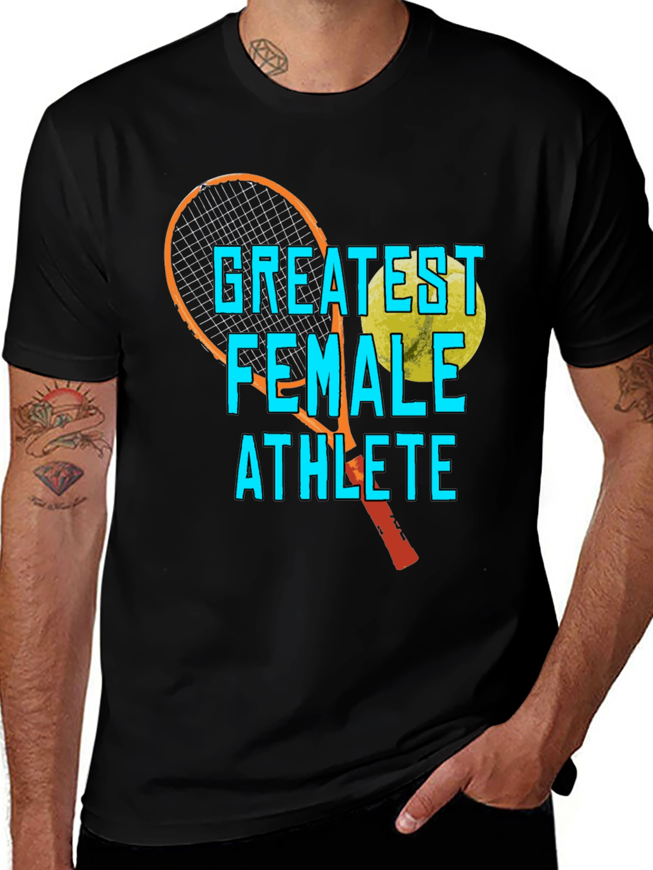 Greatest Female Athlete Tennis T-Shirt