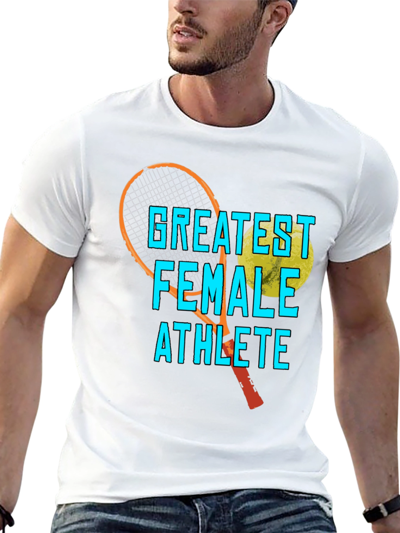 Greatest Female Athlete Tennis T-Shirt