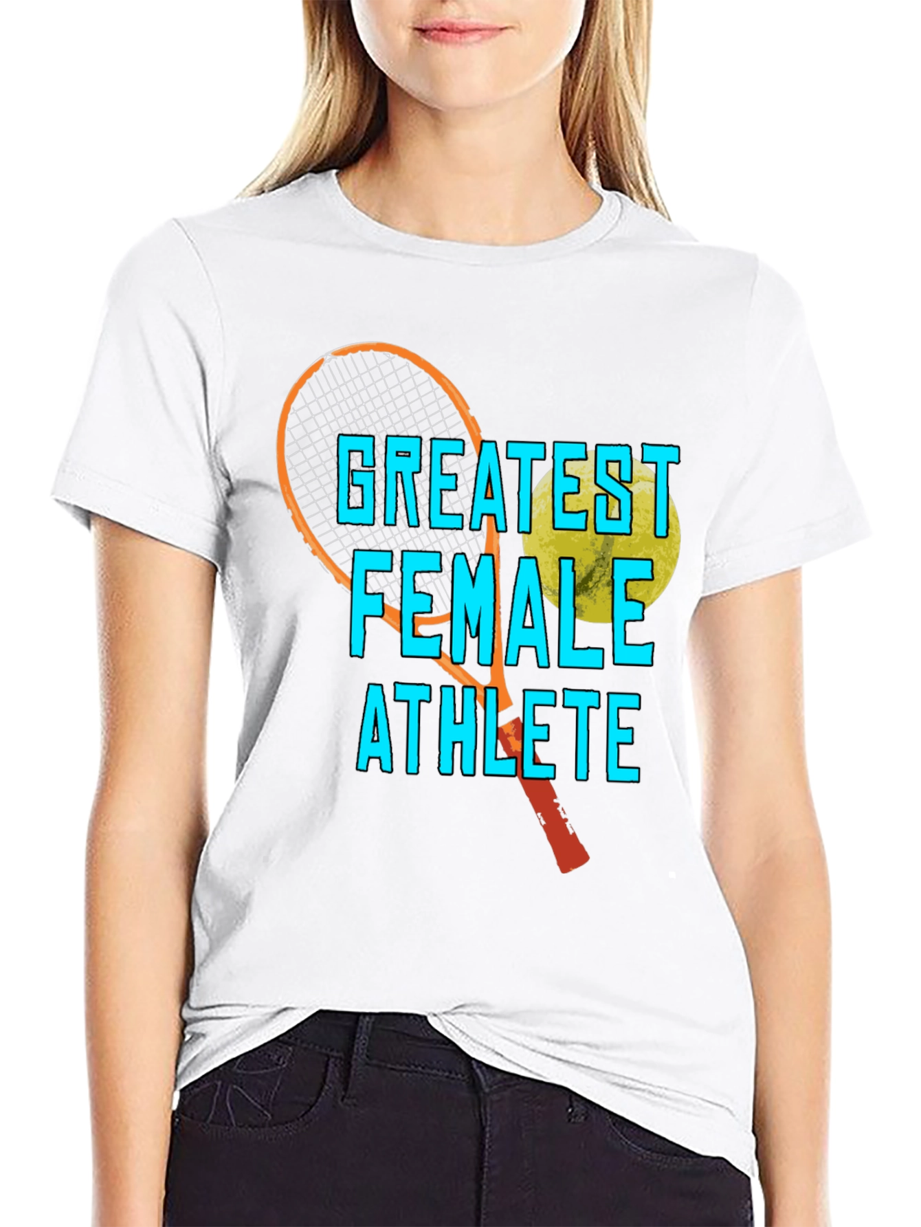 Greatest Female Athlete Tennis T-Shirt