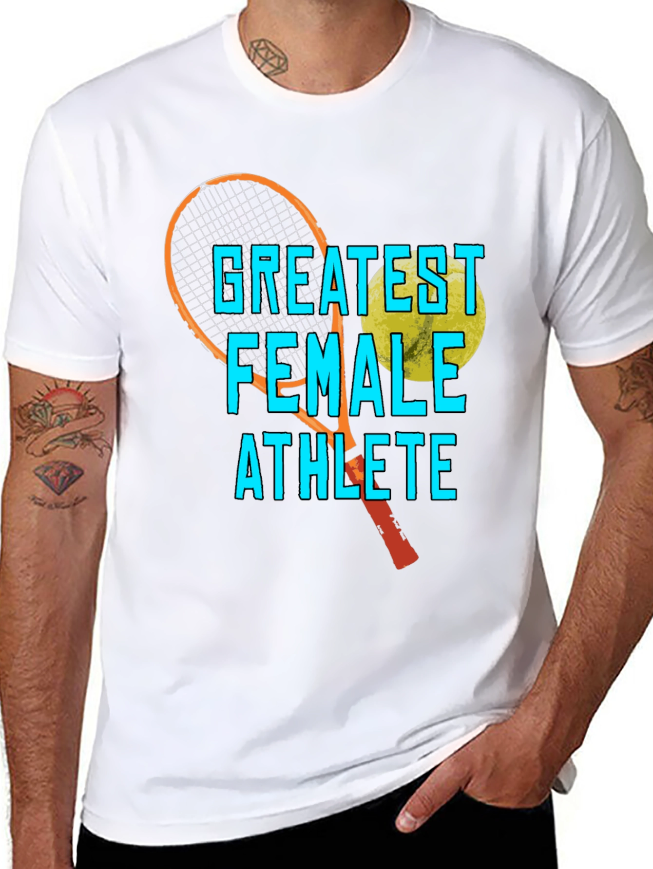 Greatest Female Athlete Tennis T-Shirt